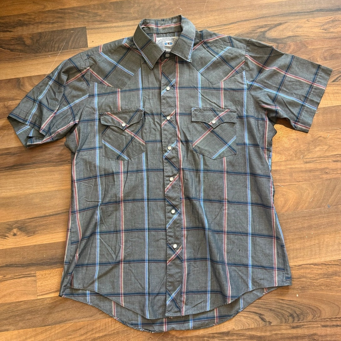 Shortsleeve Western Pearl Snap Size MD