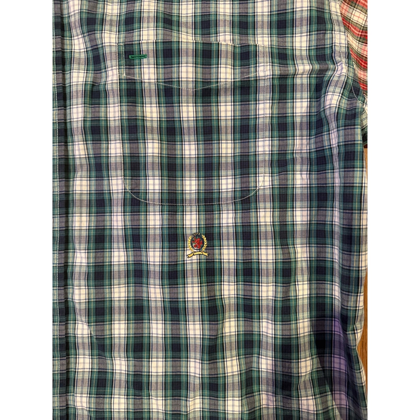 Tommy Hilfiger multi color Plaid button down