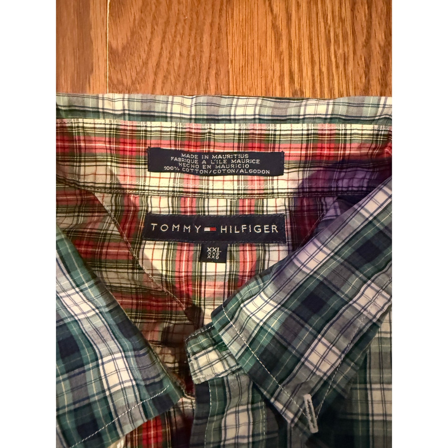 Tommy Hilfiger multi color Plaid button down