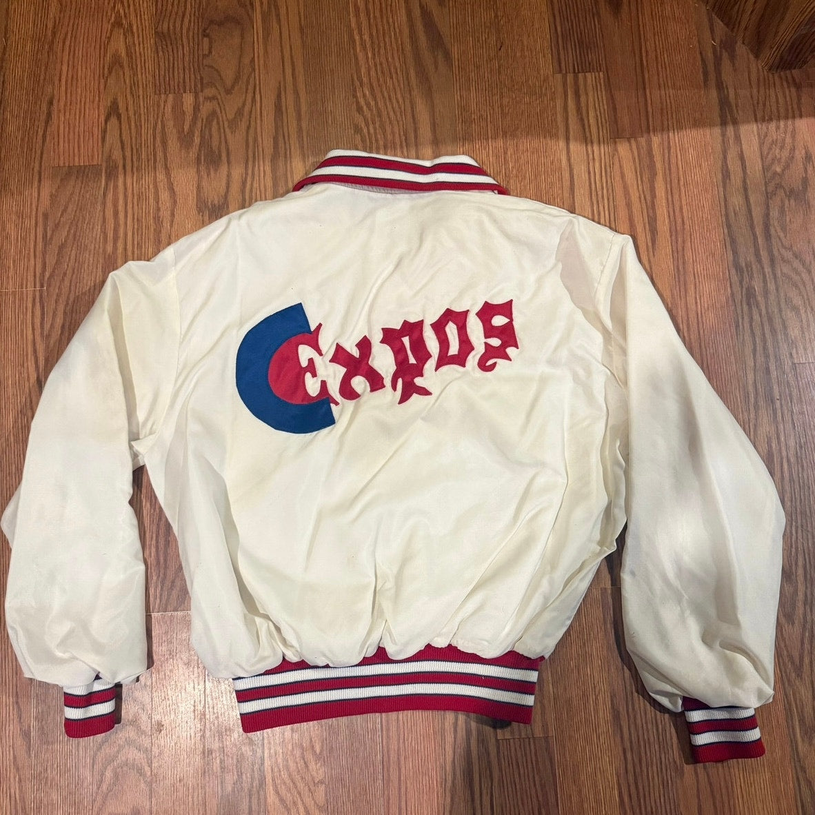 Montreal Expos quarter zip Delong pullover Size Large