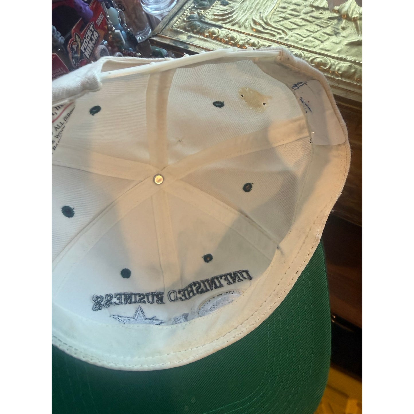 SIGNED Fuzzy Thurston Unfinished Business Packers Snapback