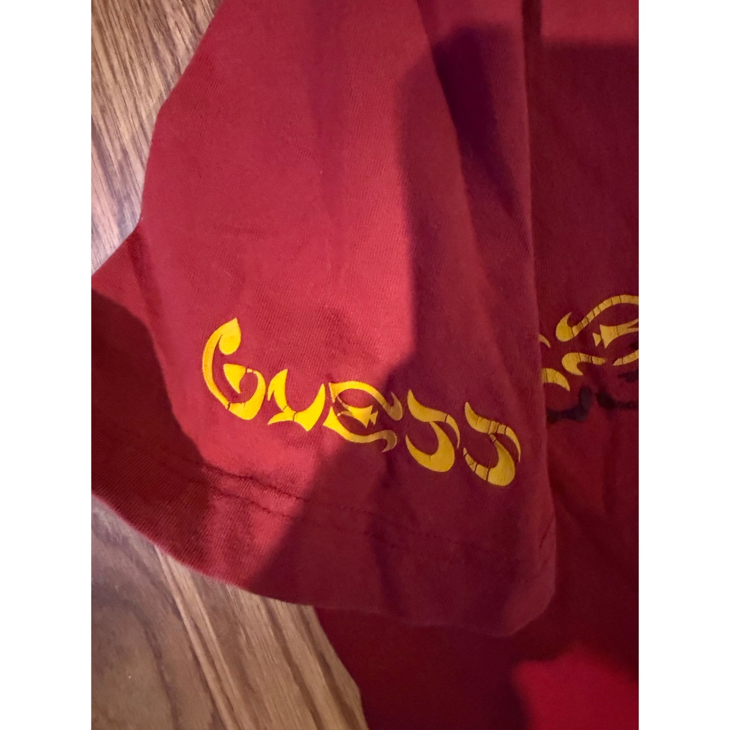 90s Guess Tribal puff Print Size XXL