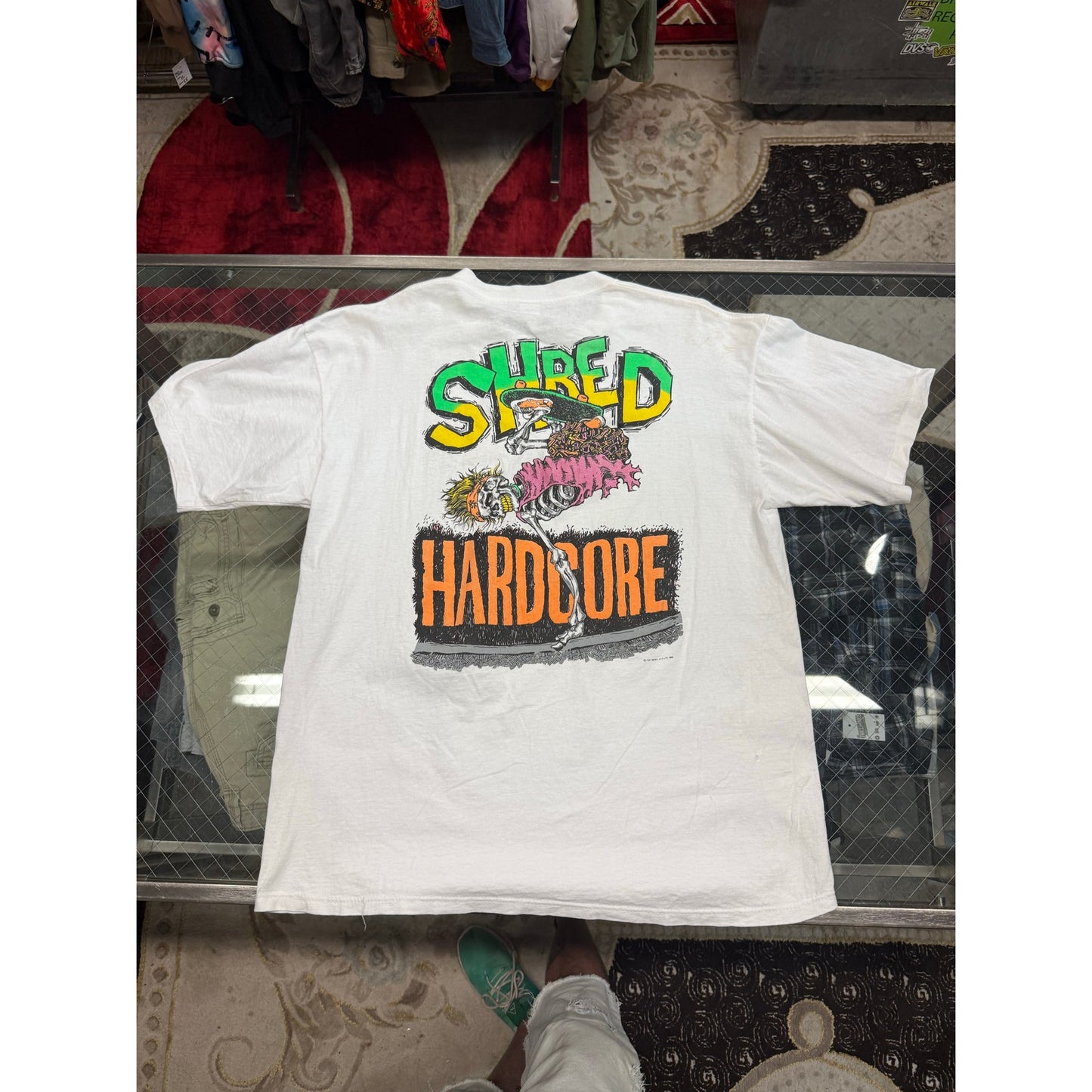 80s Shred Hardcore skate tee