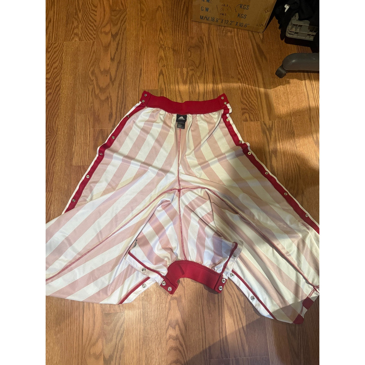 Adidas Indiana University Stripe Break Away Pants Size M