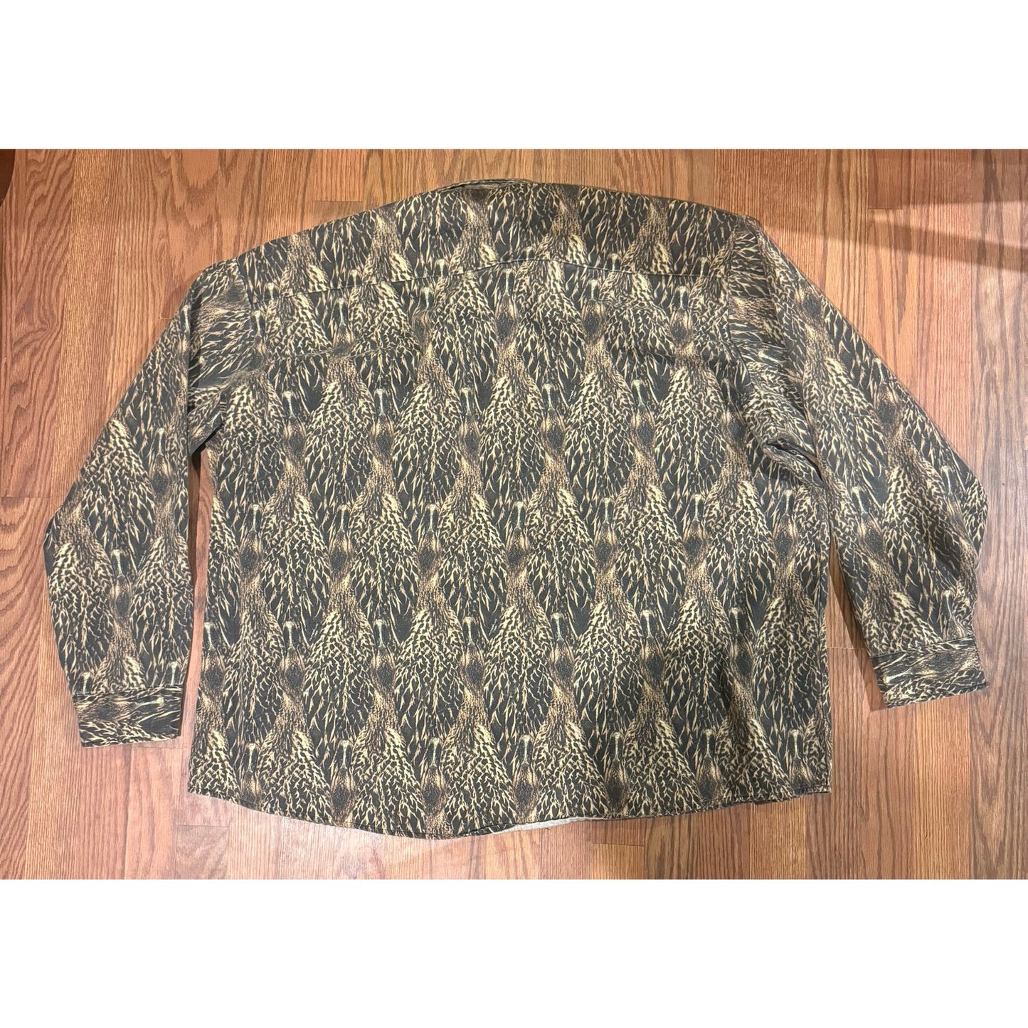 Y2K Ducks In A Row Camo Button Down Size 4XL
