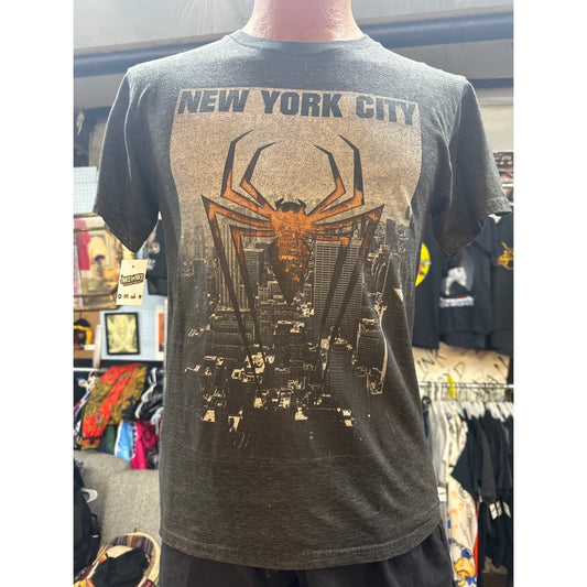 Spider-Man Logo Over NYC