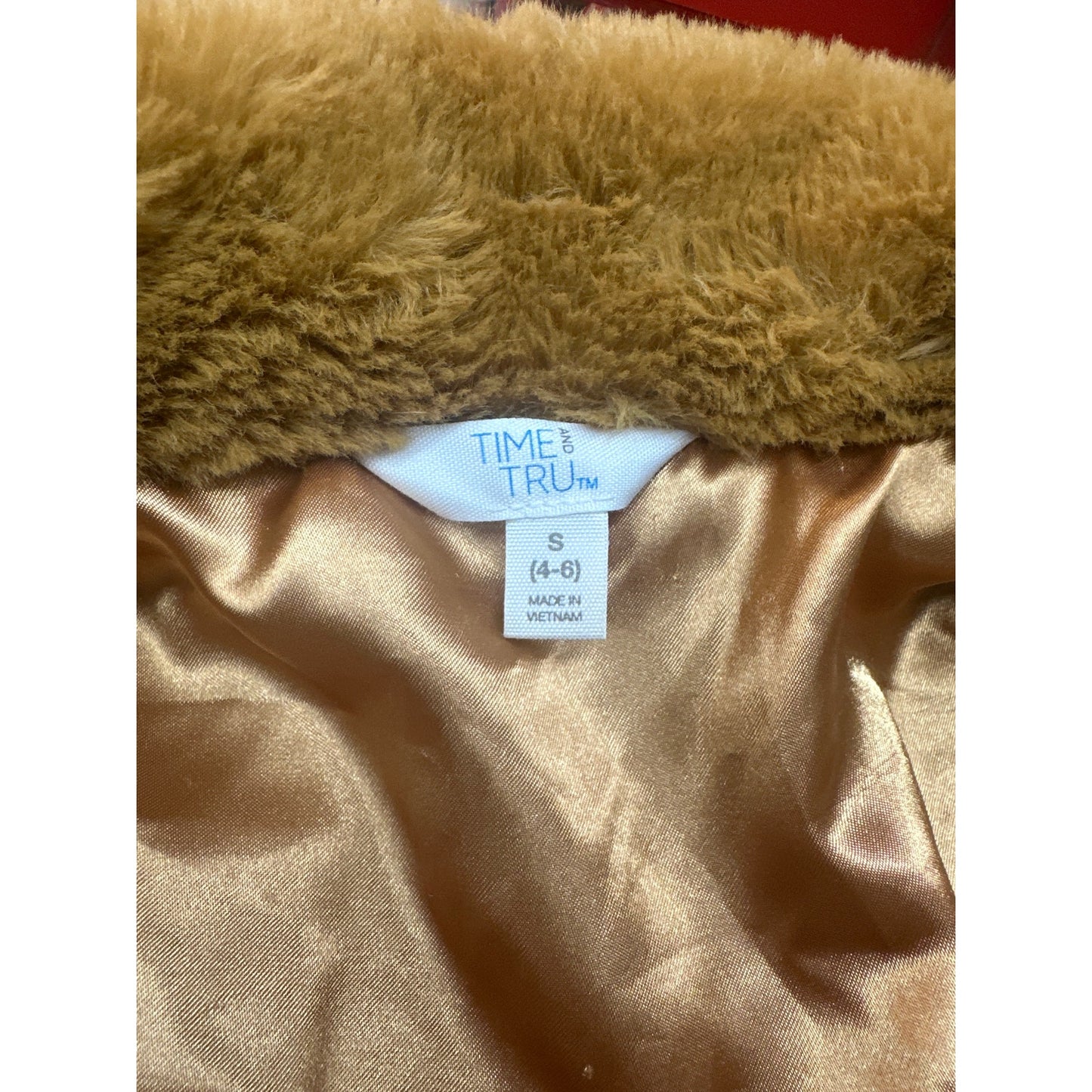 Time and Tru Faux Fur Coat