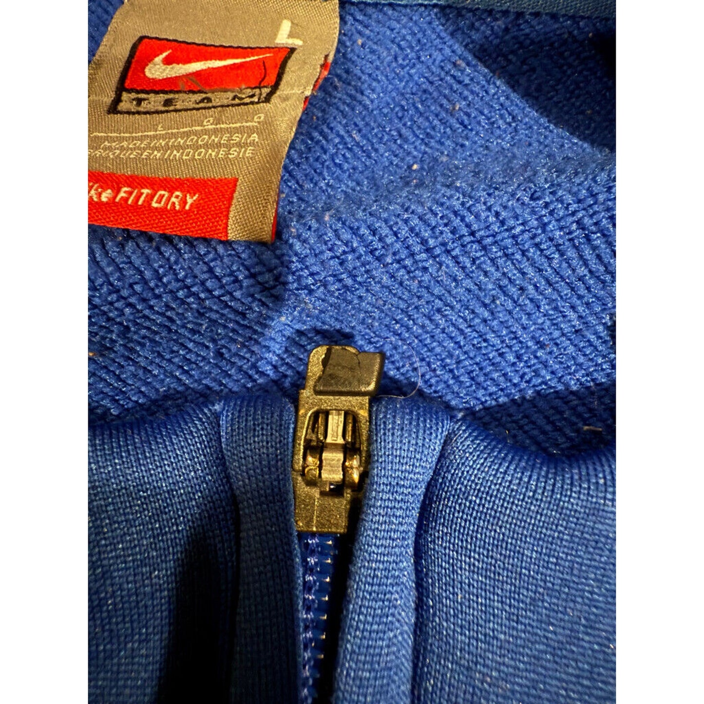 Vintage Blue Nike Track Jacket Size Large
