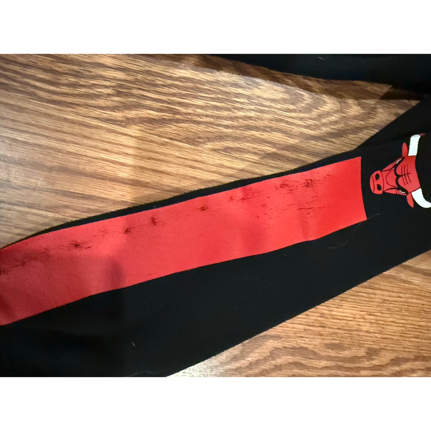 NBA Chicago Bulls Midnight Black/Red Pullover Hoodie