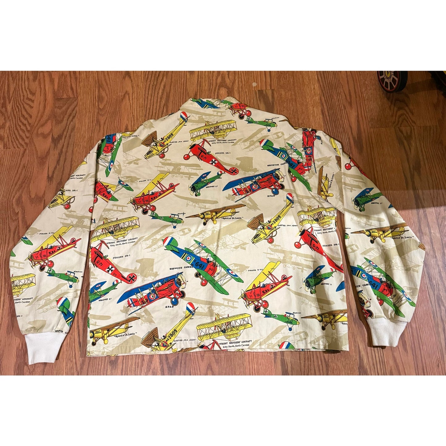1960s Flight Apparel AOP Airplane Jacket Size XL