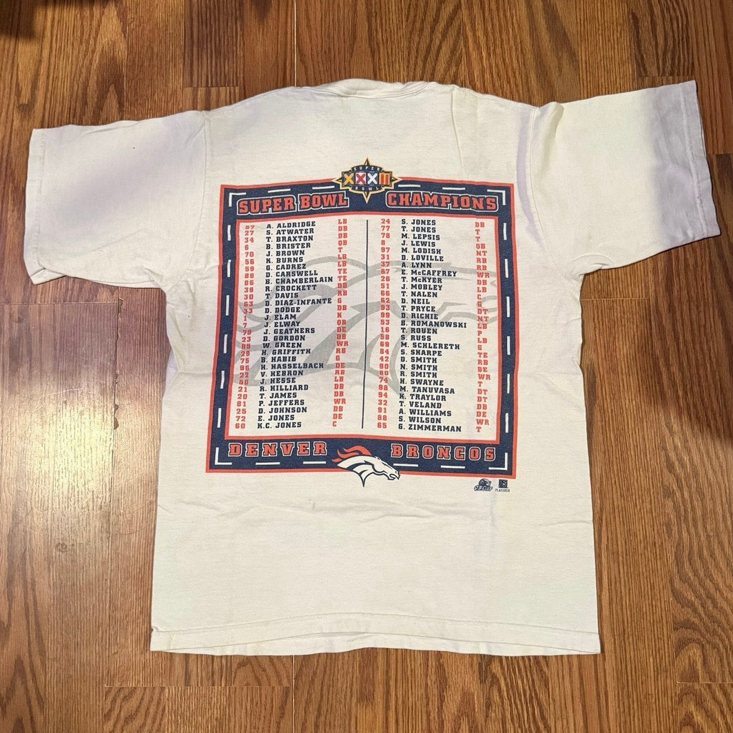 1998 Denver Broncos Super Bowl Champs Youth Large