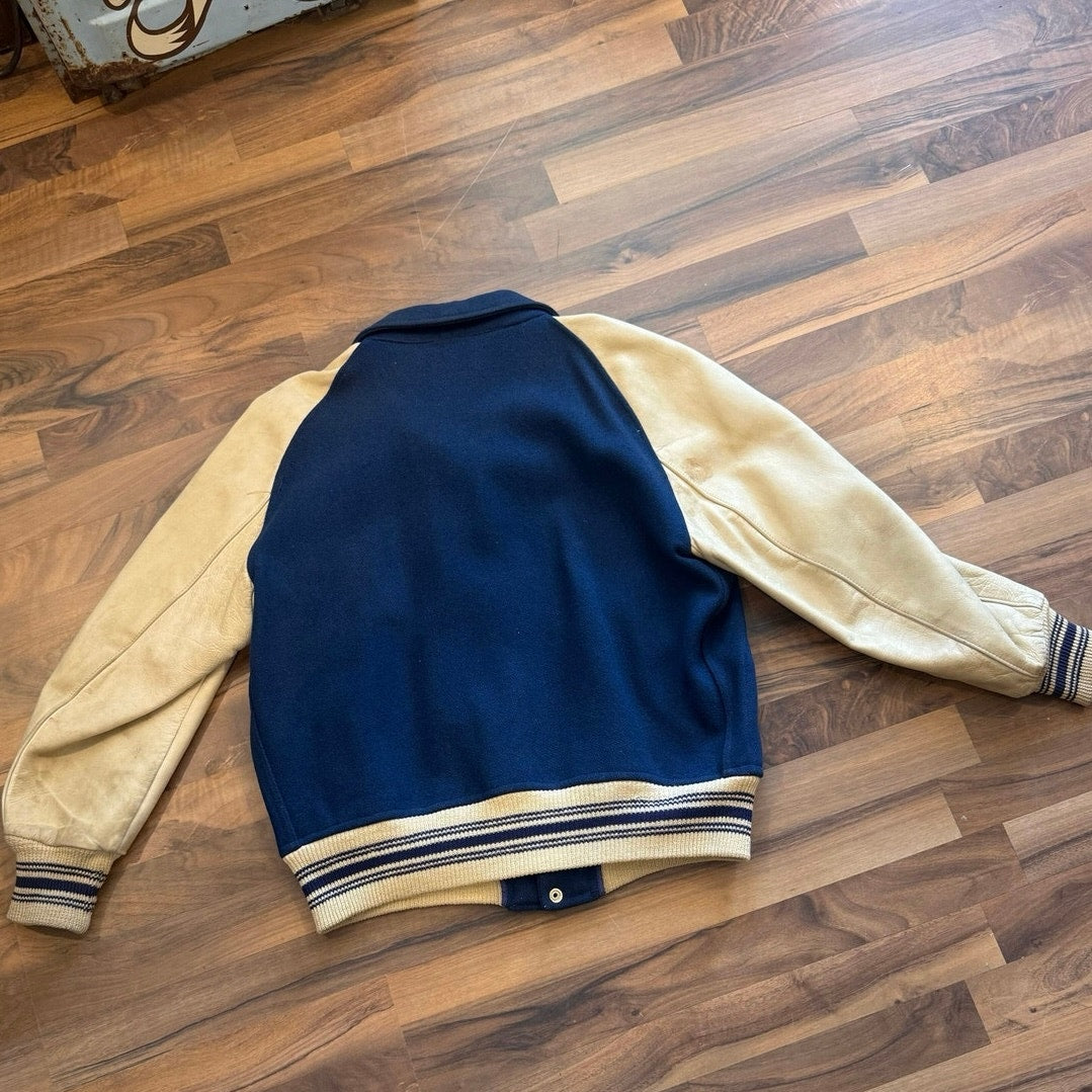 1950s Holts Sporting Good Letterman Jacket Size Small