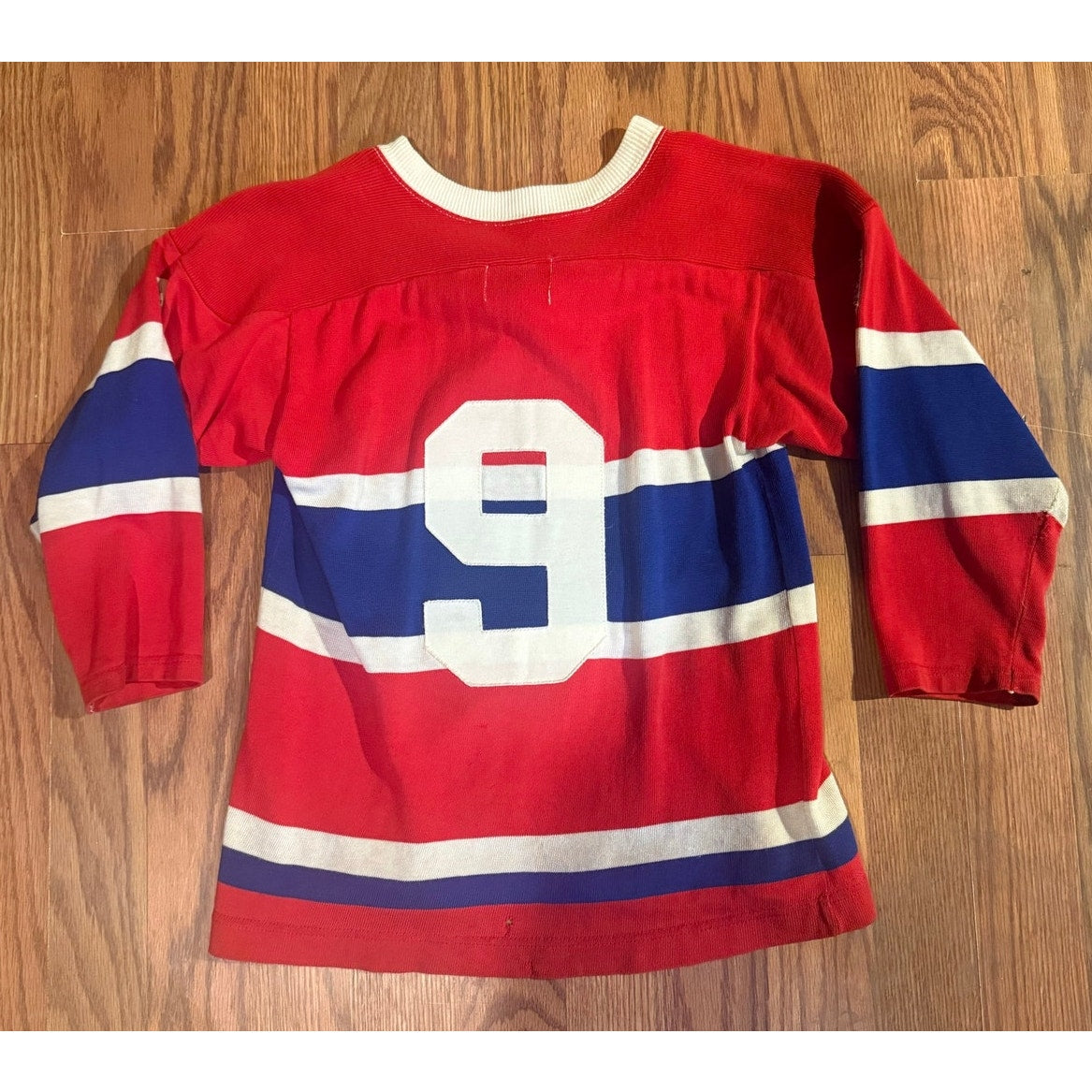 60s Maurice the Rocket Richards Montreal Canadians Youth Hockey Jersey Size M