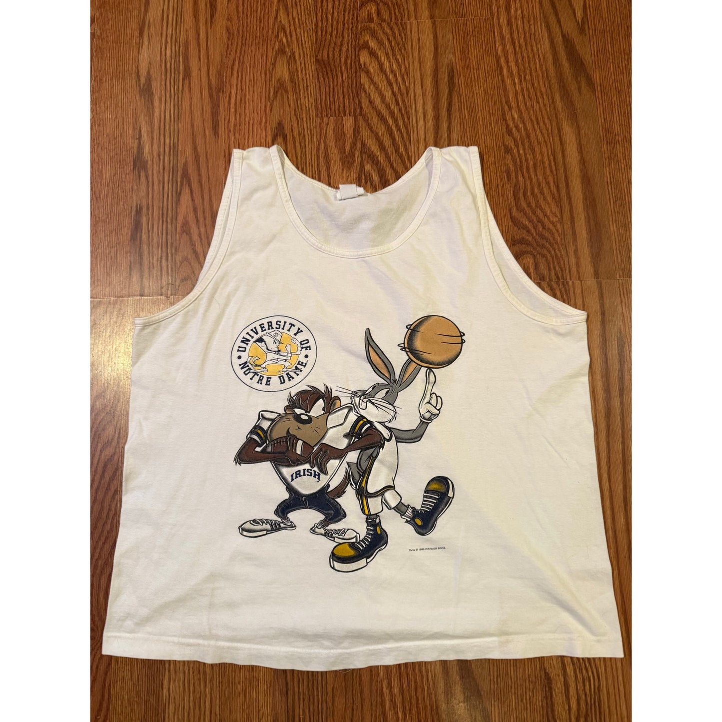 Notre Dame Taz and Bugs Basketball Tank Top