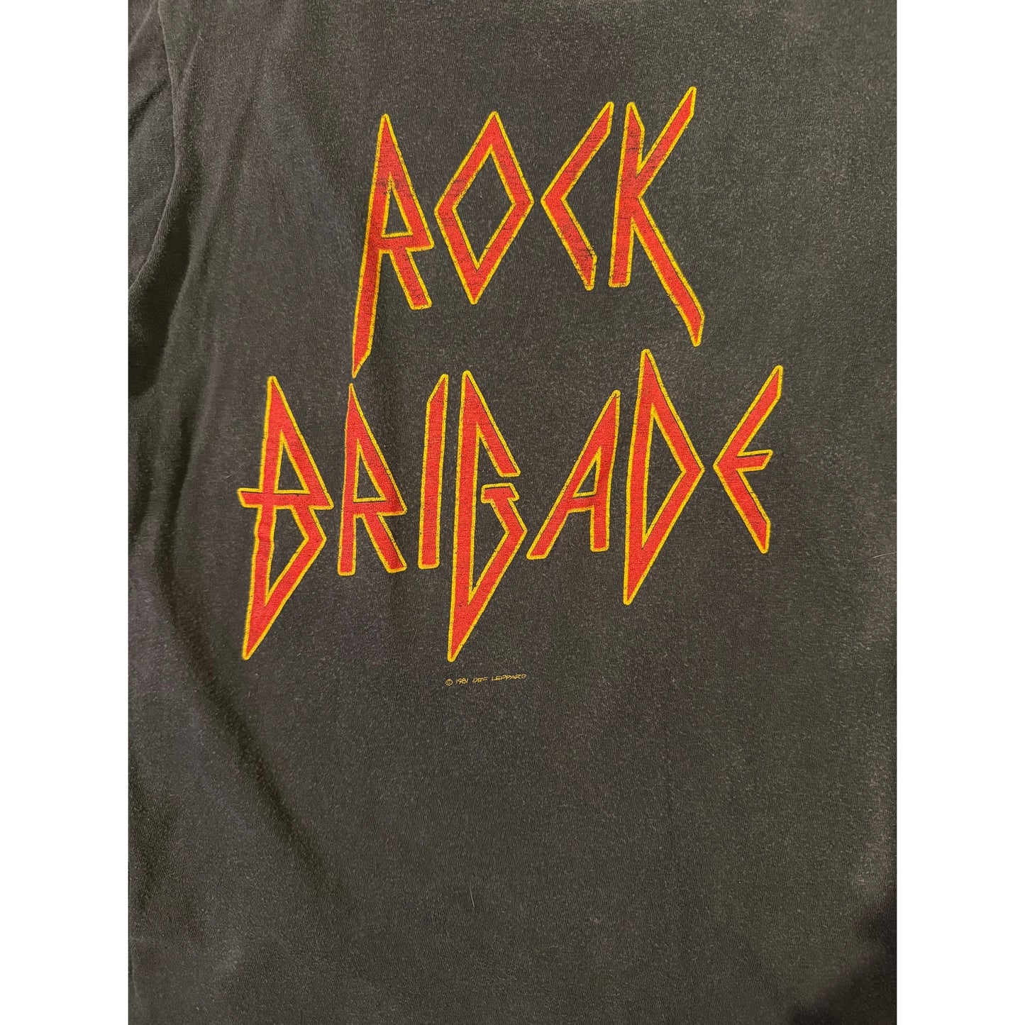 80s True Vintage Def Leppard Rock Brigade