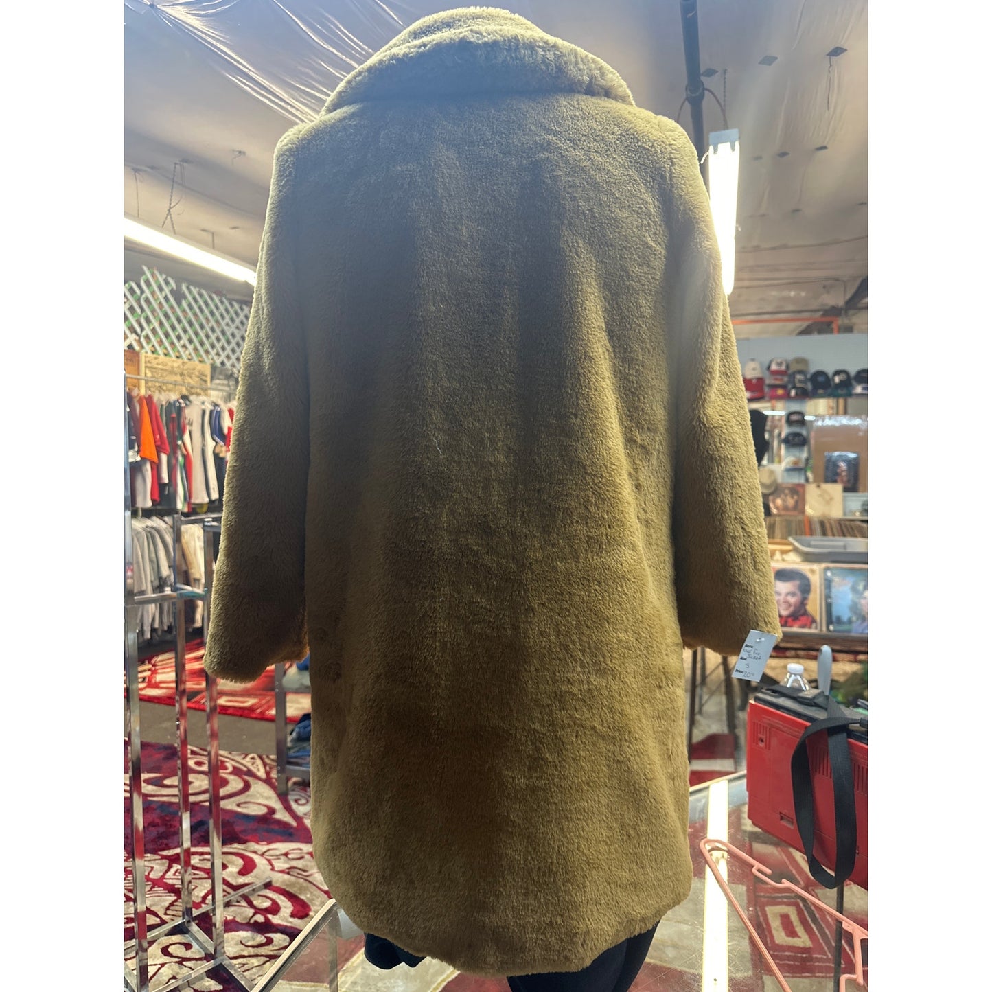 Time and Tru Faux Fur Coat