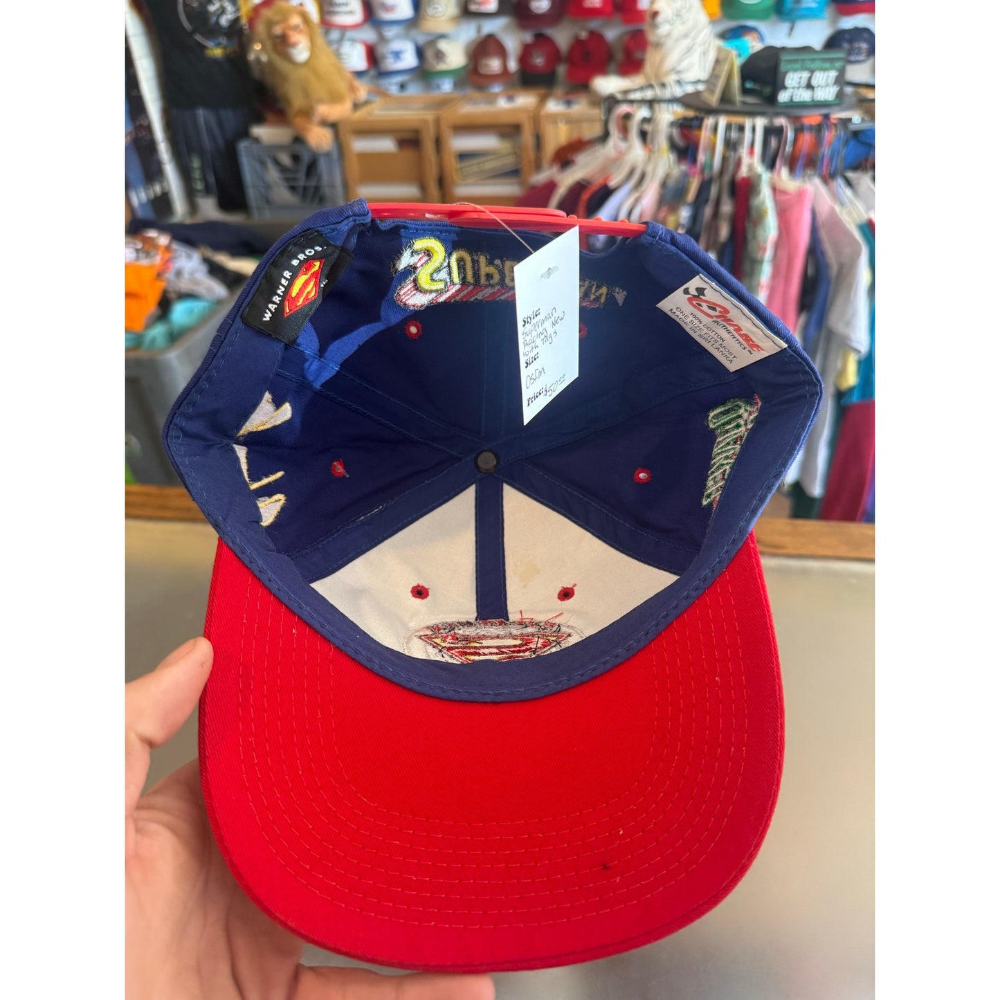 Youth Superman Racing Quaker State Hat NWT