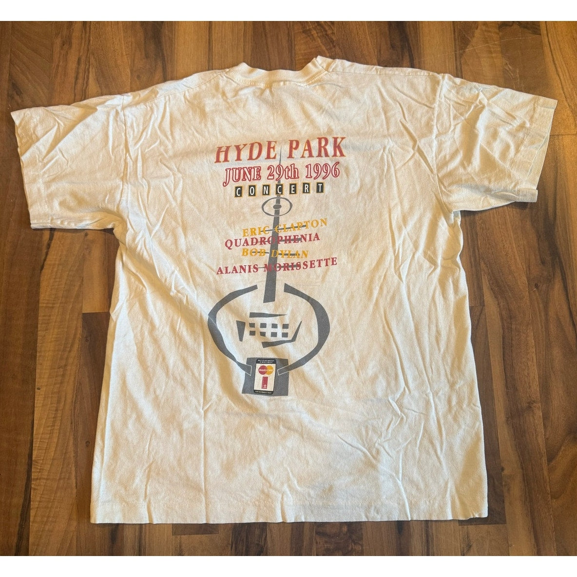 1996 Hyde Park- Clapton, Dylan, Morissette, Quadrophenia Size L