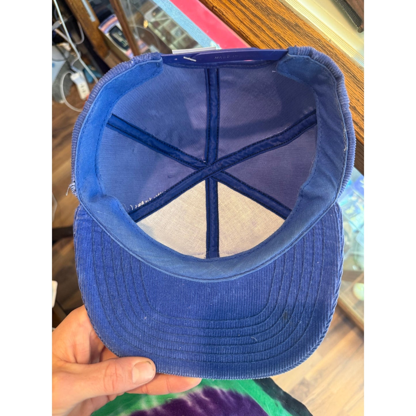 Santa Fe Railroad Corduroy Snap Back Hat