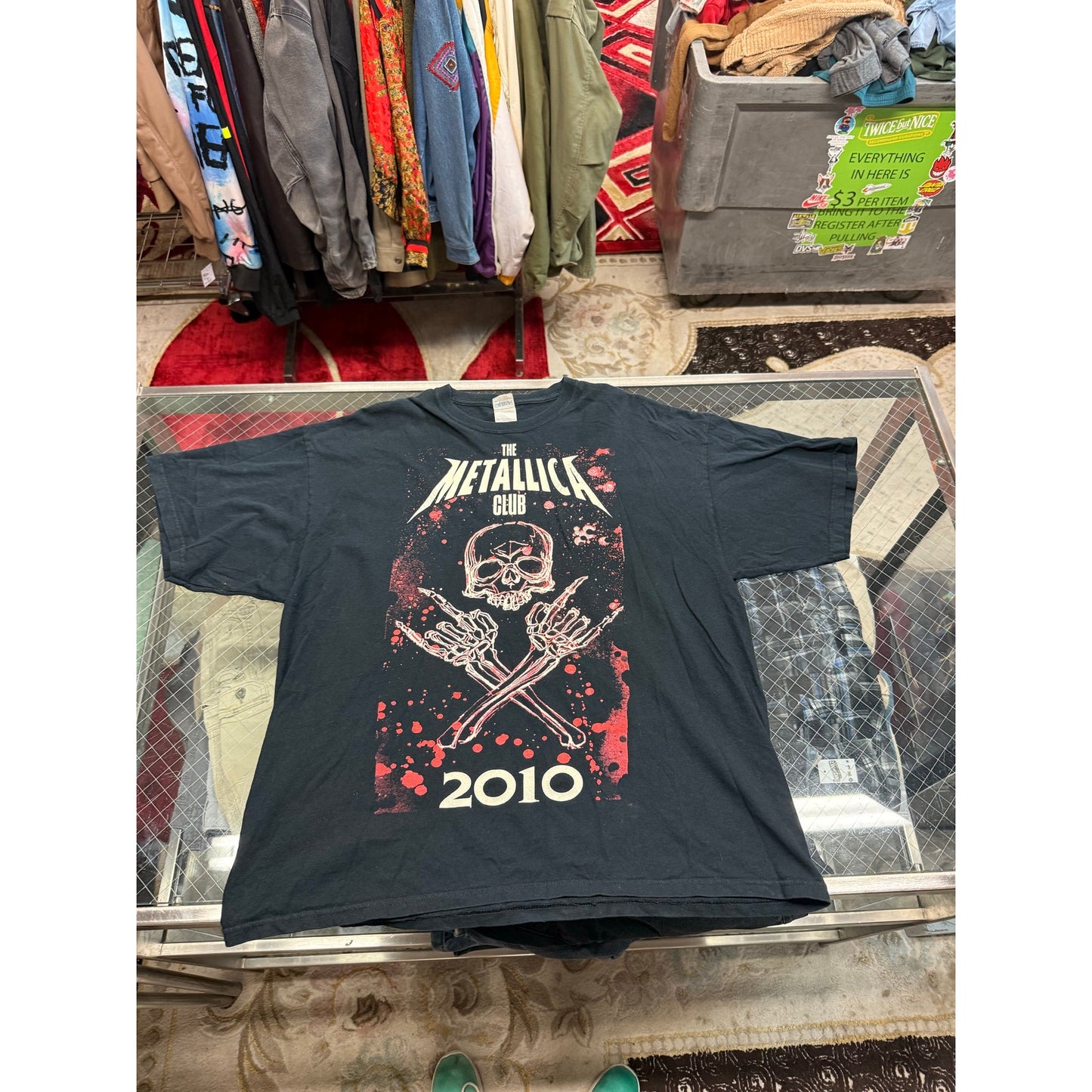 2010 Metallica Fan Club Skull and Cross Bones