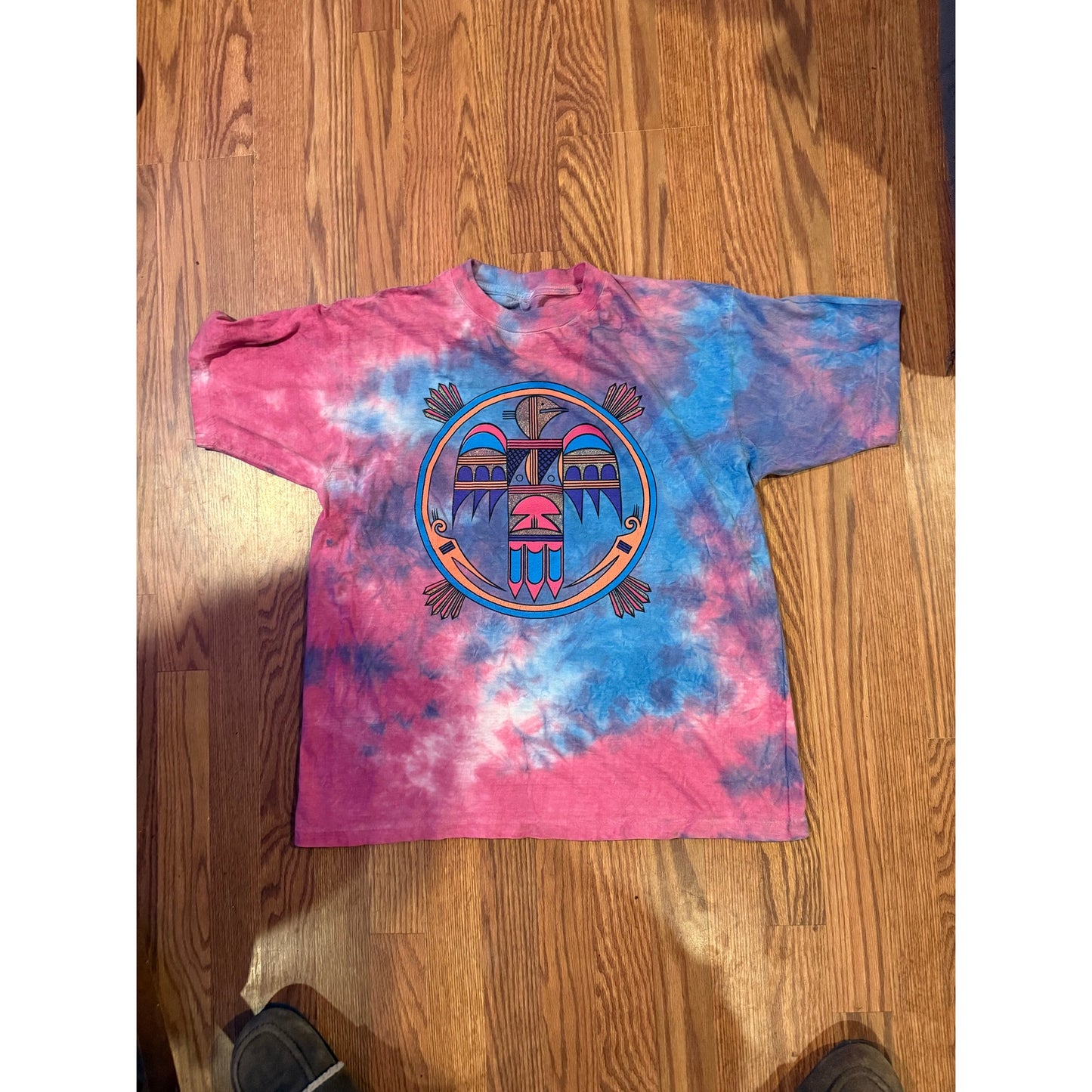 80s Tie dye Native American design
