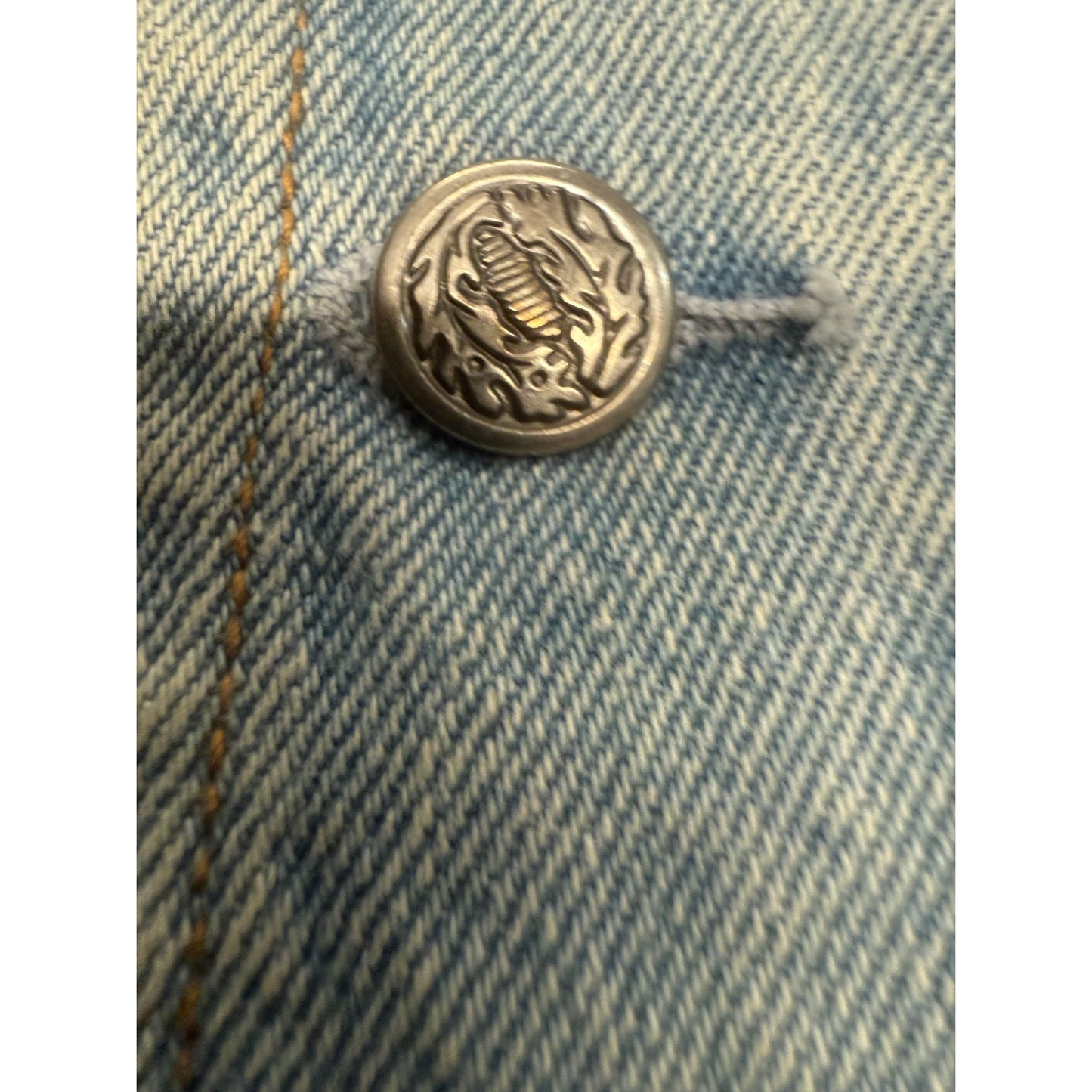 15th Ann. of wheel of fortune denim jacket
