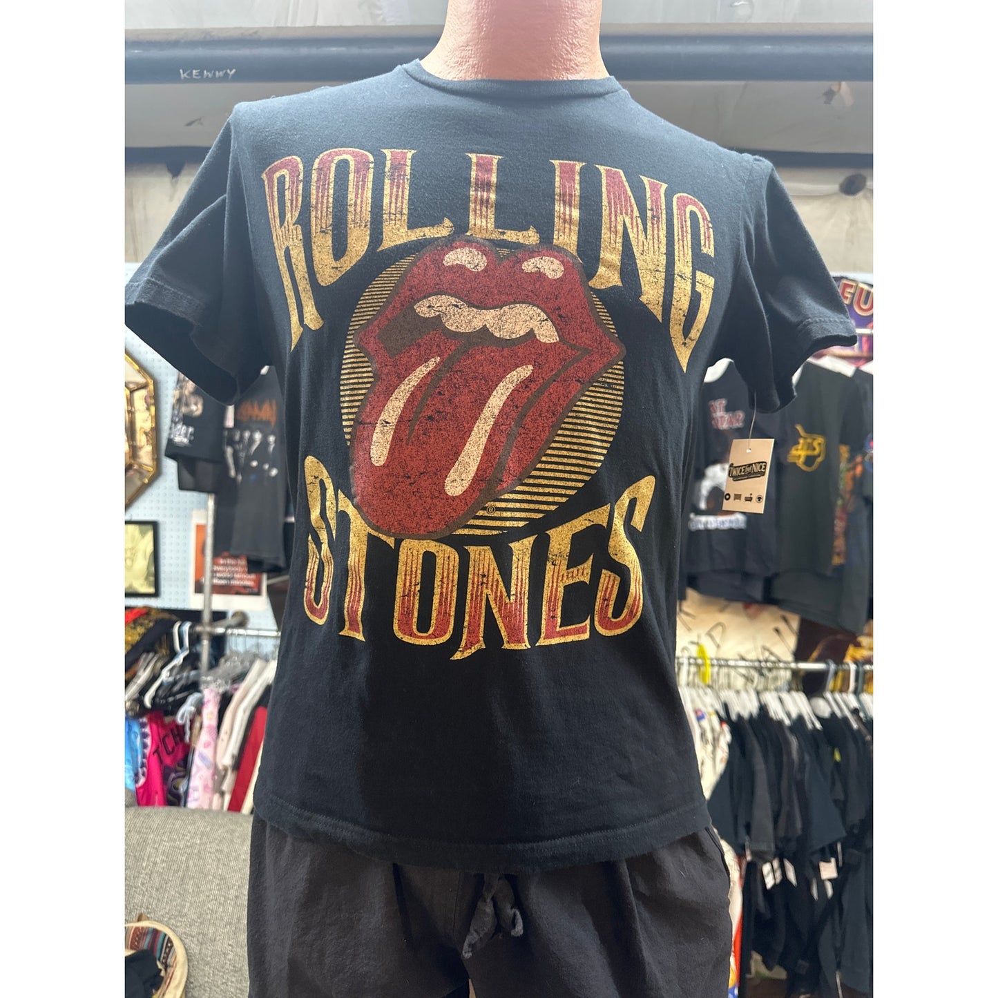 Rolling Stones Vintage Style Lips