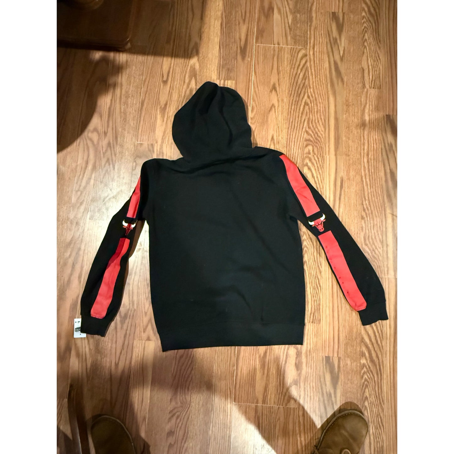NBA Chicago Bulls Midnight Black/Red Pullover Hoodie