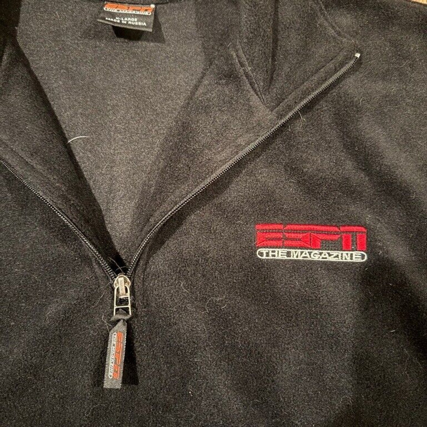 ESPN The Magazine Fleece sweater Size XL