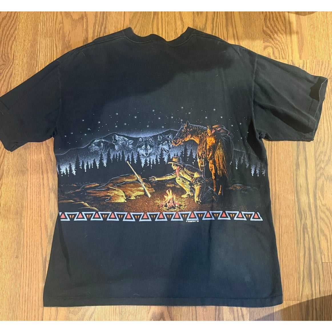 1994 Habitat Cowboy Wyoming Wraparound Size XL