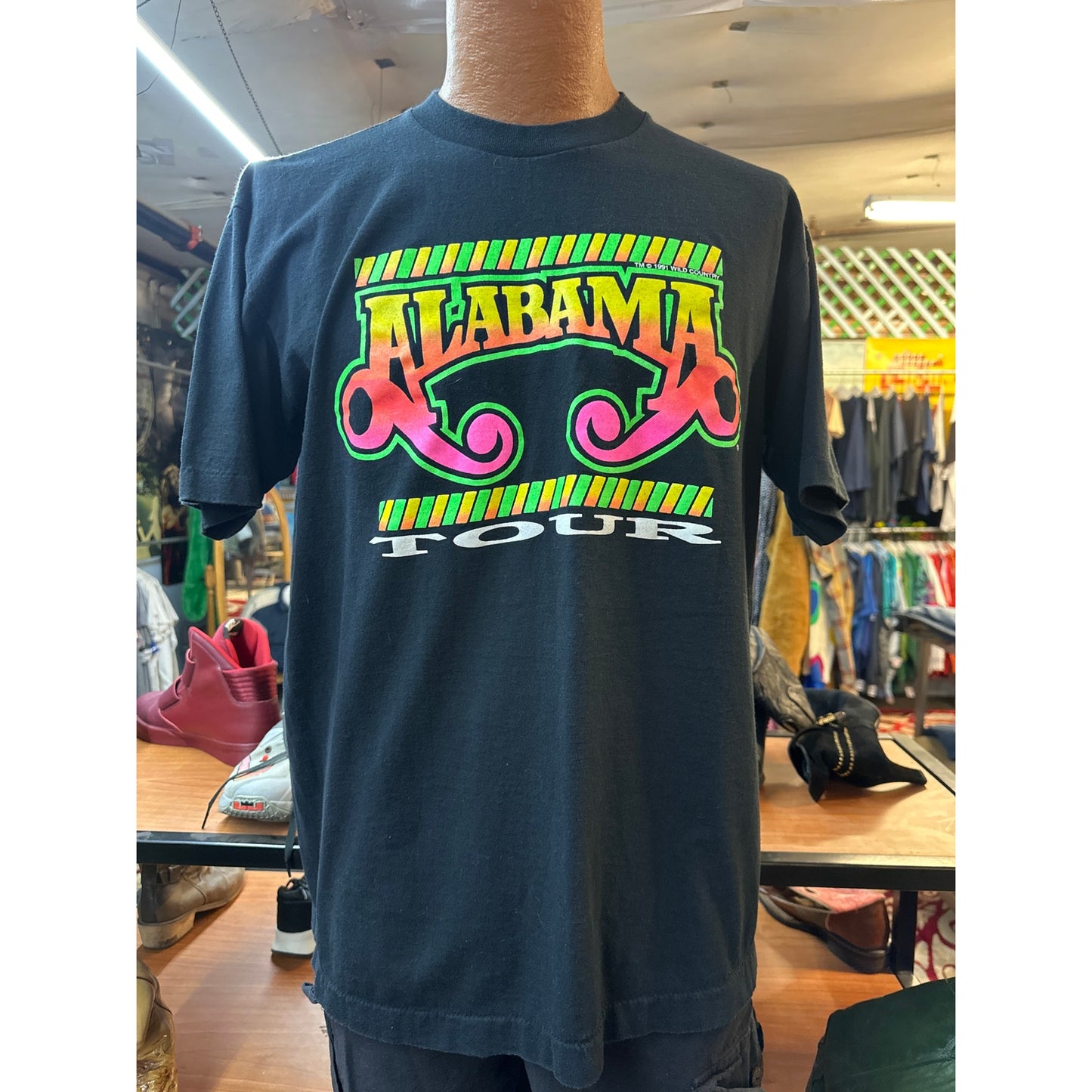 TRUE Vintage 1991 Alabama tour T-Shirt