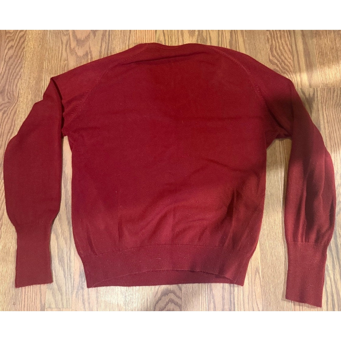 West Texas State Maroon Cashmerlon La Mode Sweater Size XL