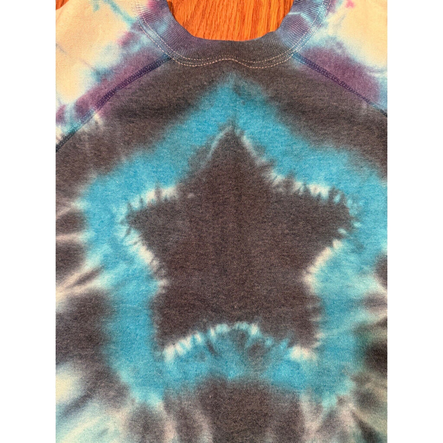 Vintage Wrangler Sweater Custom Star Tie Dye Size M