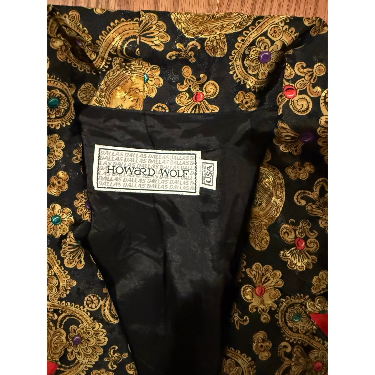 70s/80s Silk Howard Wolf Blazer