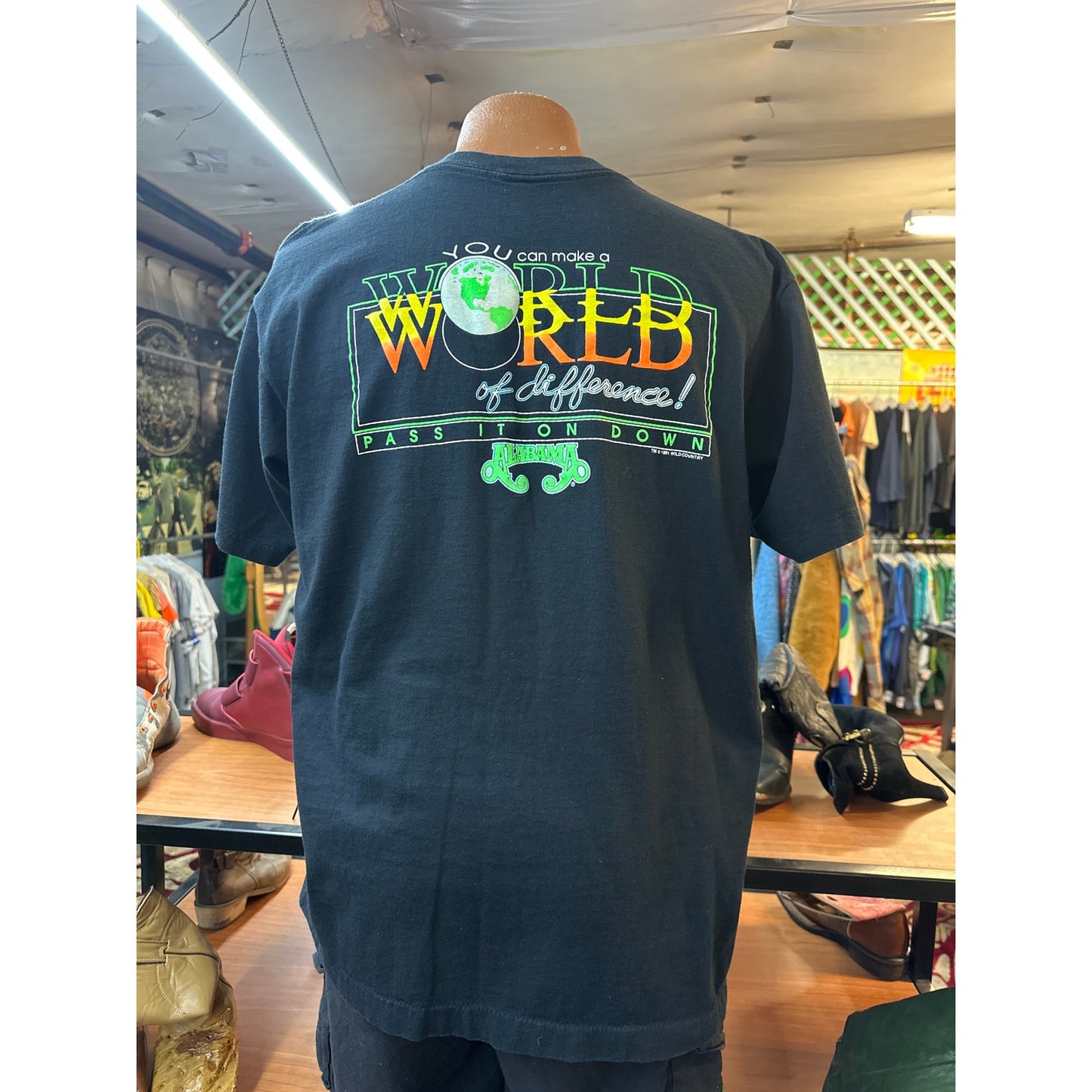 TRUE Vintage 1991 Alabama tour T-Shirt