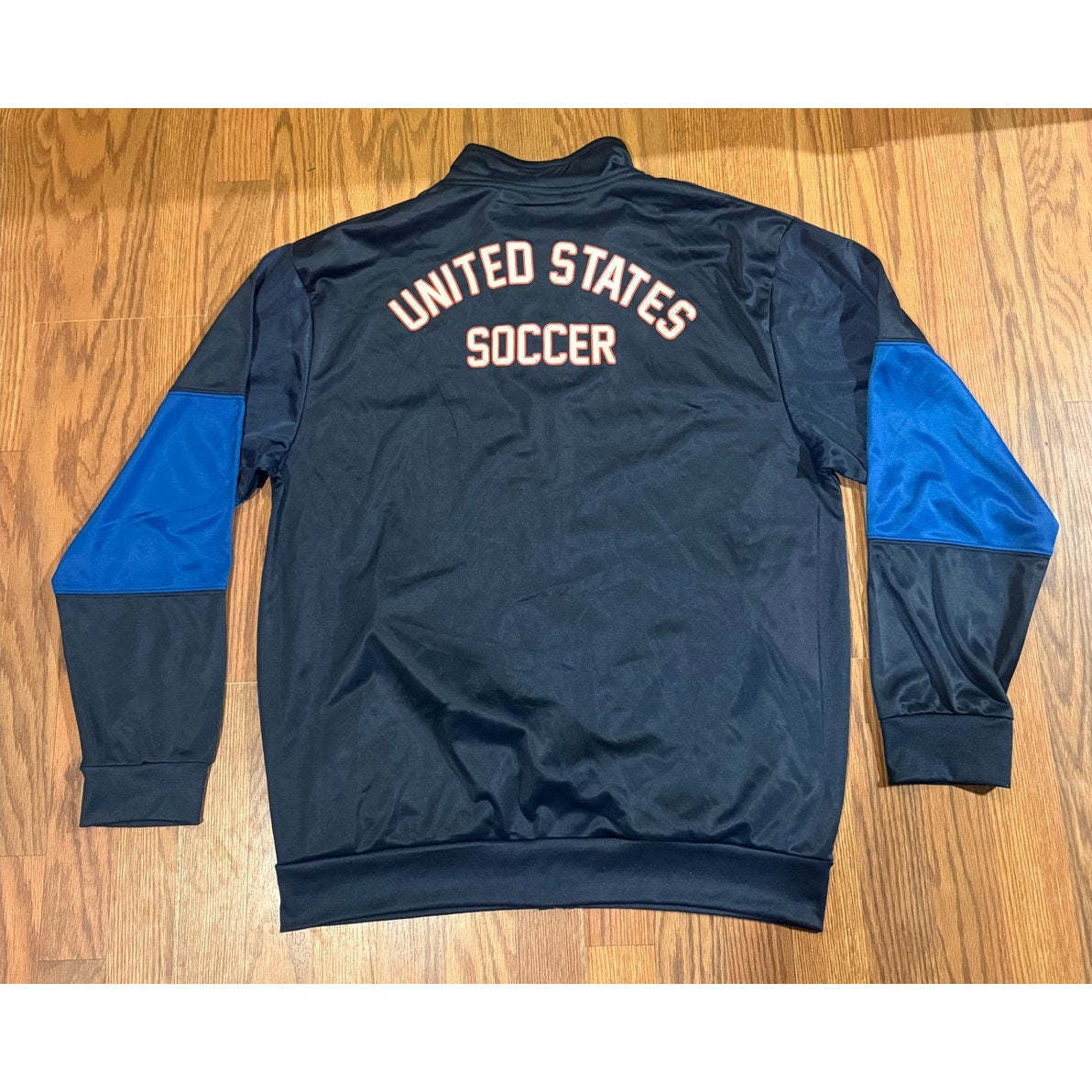 USA Soccer Full-Zip Track Jacket – Navy Blue – Size XL
