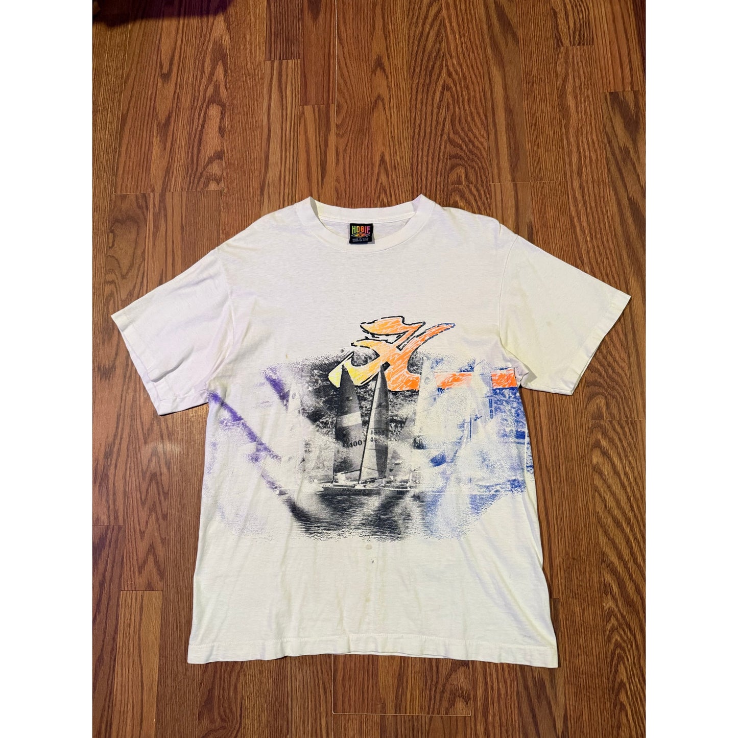 90s Hobie wind surfing rainbow