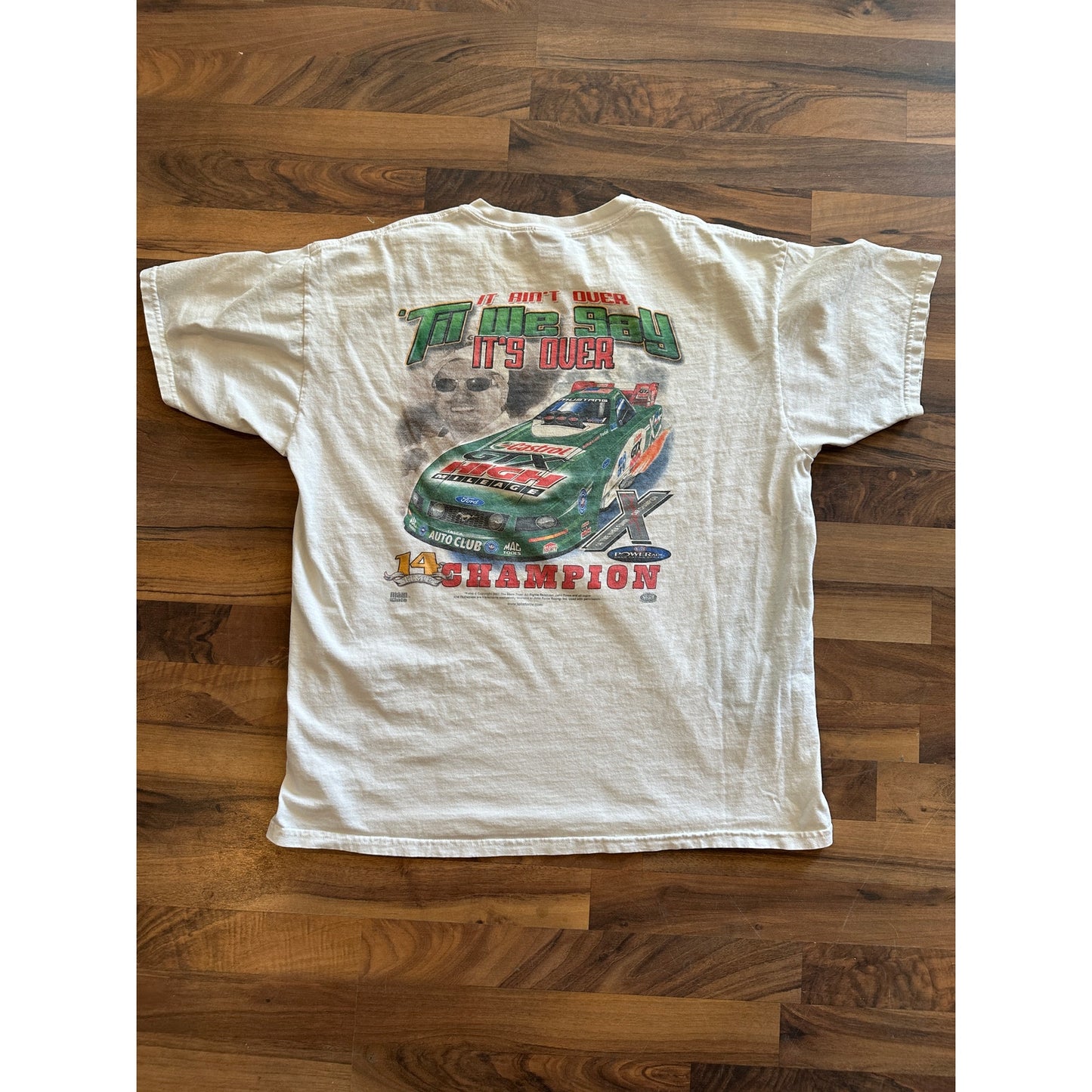 Vintage John Force it aint over till we say