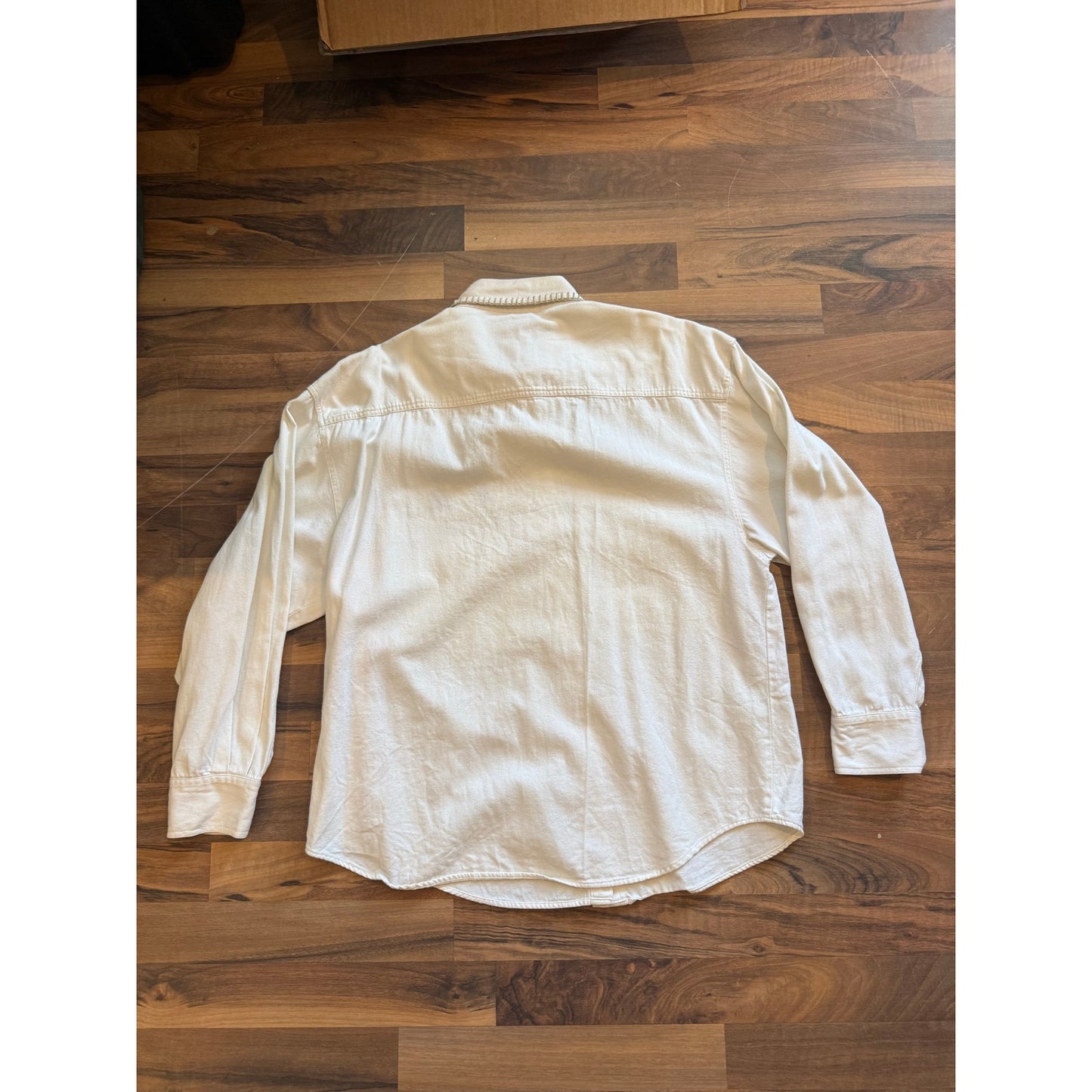 Beaded Button Up Western Size 12