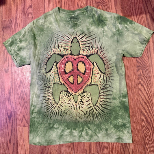 The Mountain Turtle Peace sign heart