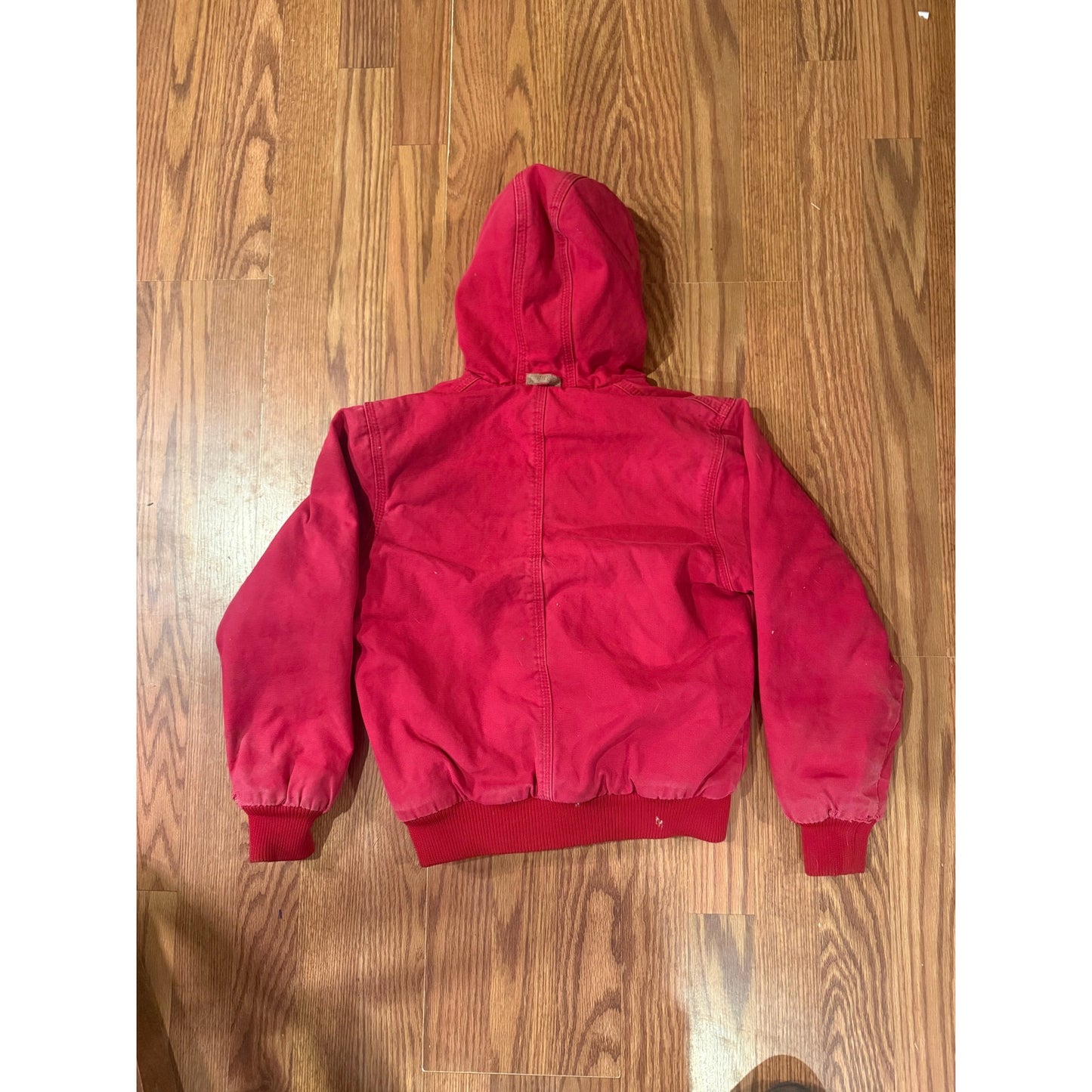 Vintage Kids Red Carhartt (Medium 10-12)