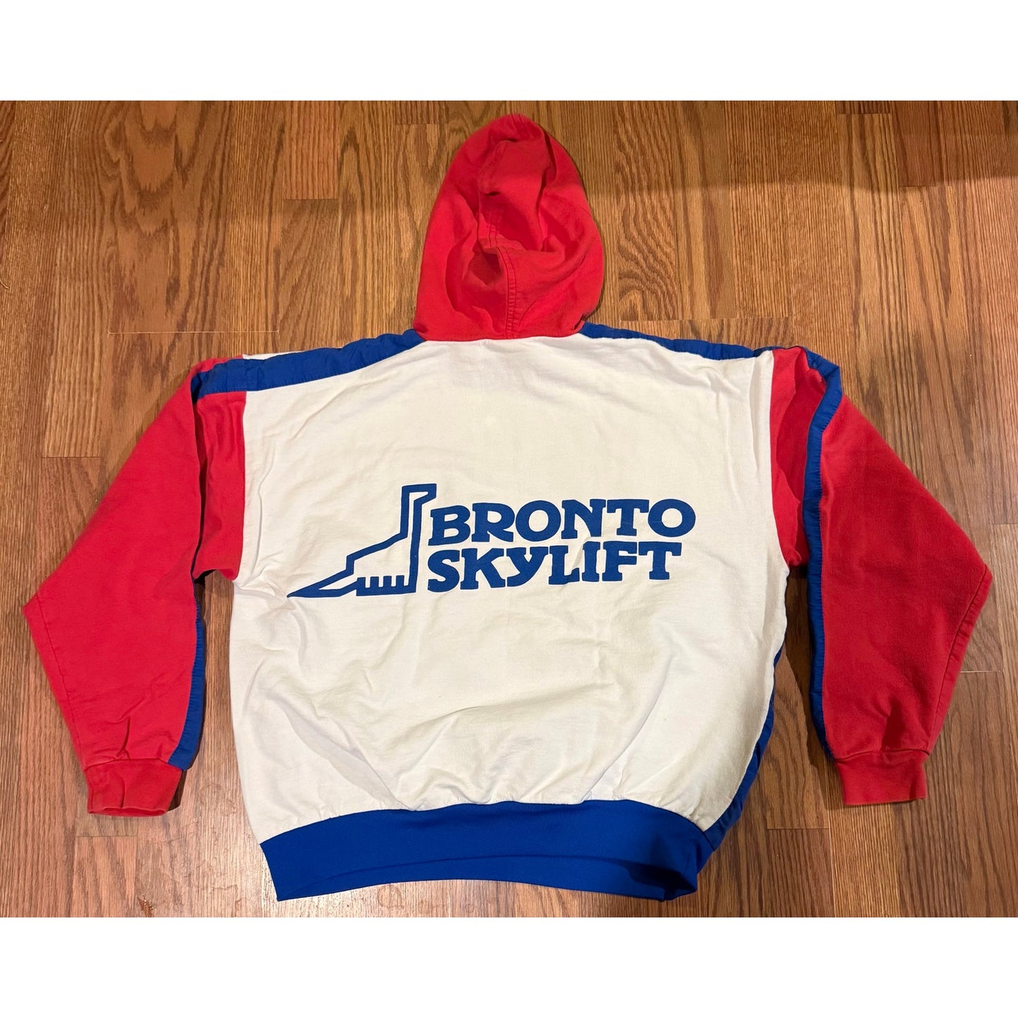 80s Finland Hooded Sweatshirt Size XL
