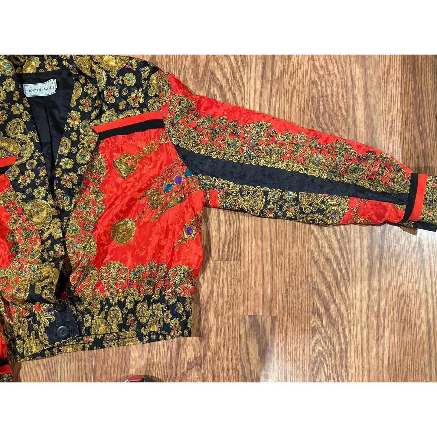 70s/80s Silk Howard Wolf Blazer