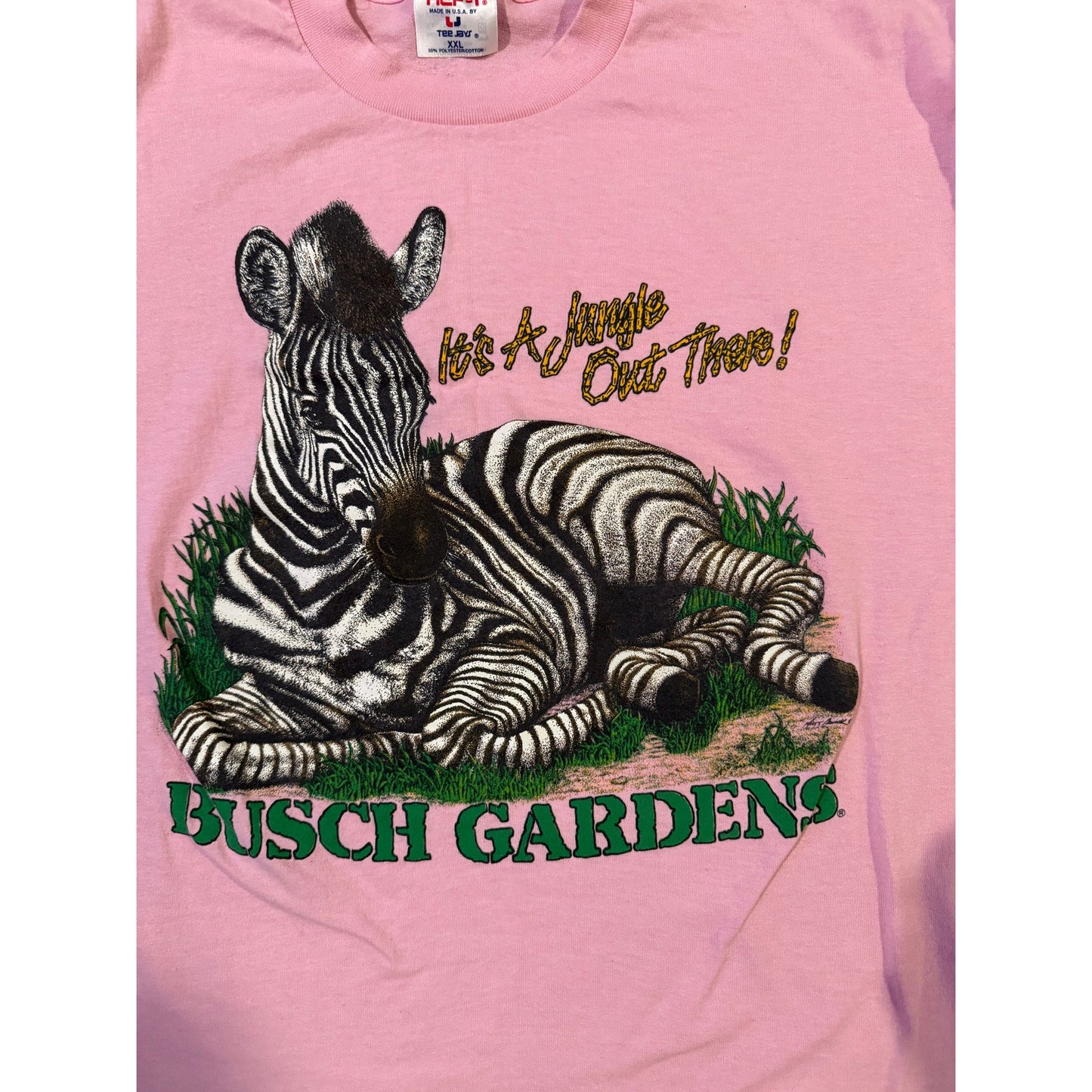 Busch Gardens 90s Zebra