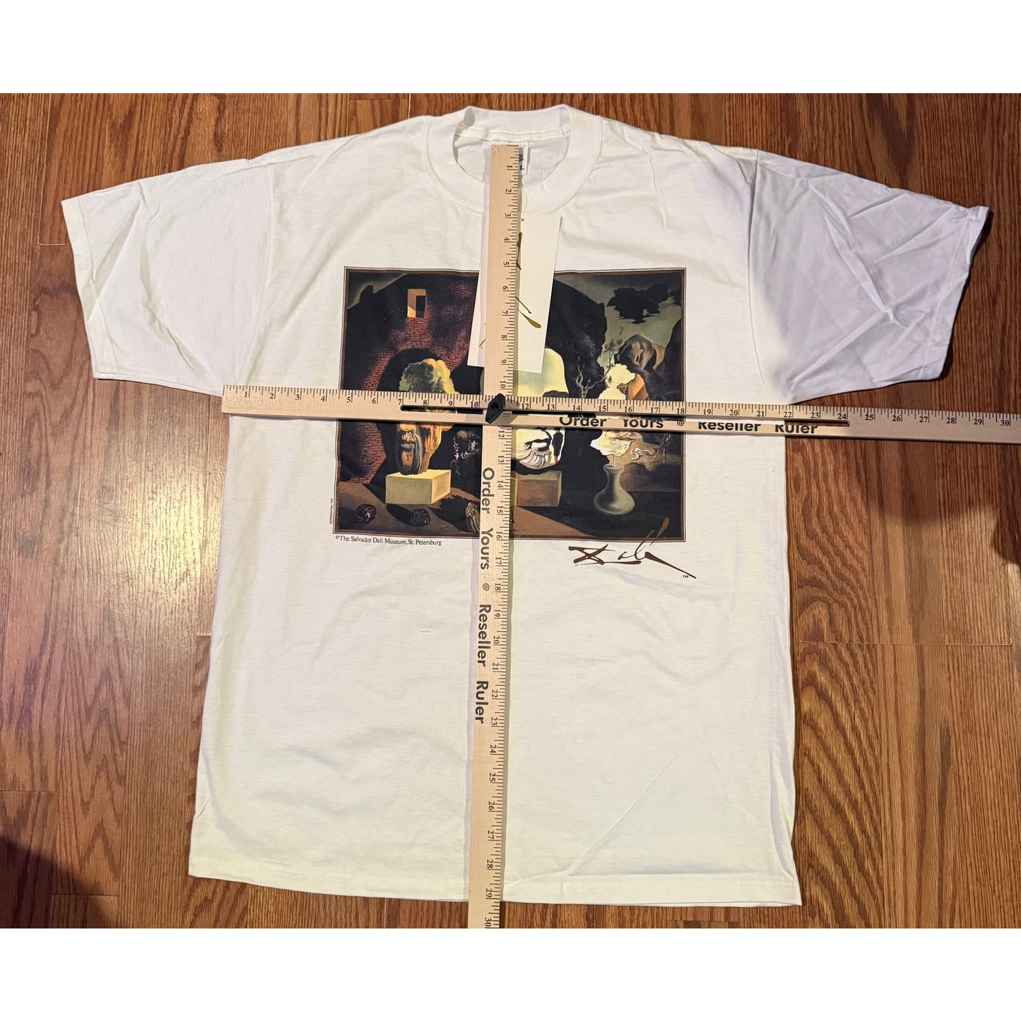 90s Dalí Serigraphia Museum Shirt w/ tag Old Age, Adolescence and Infancy