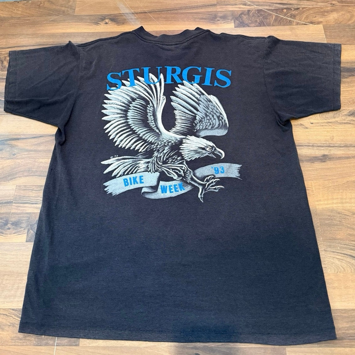 1993 Sturgis Live the Life 3D Emblem Size XL