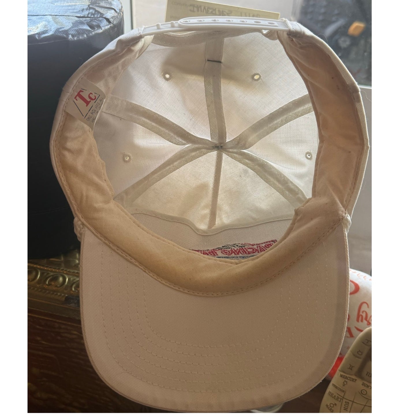 Tony Stuart Signed Racing Club Hat and 1995 Jiffy Lube Miami 300 Pin