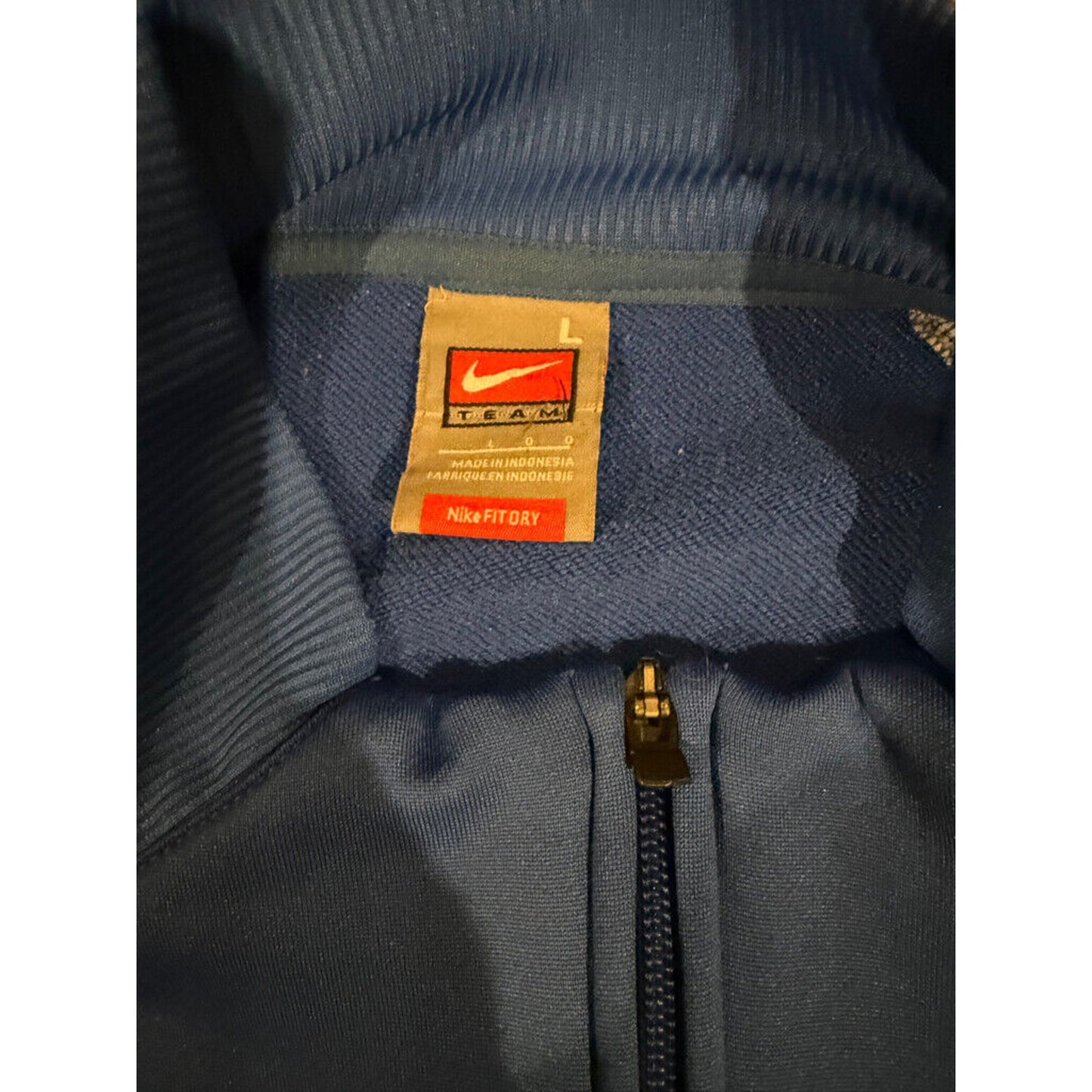 Vintage Blue Nike Track Jacket Size Large