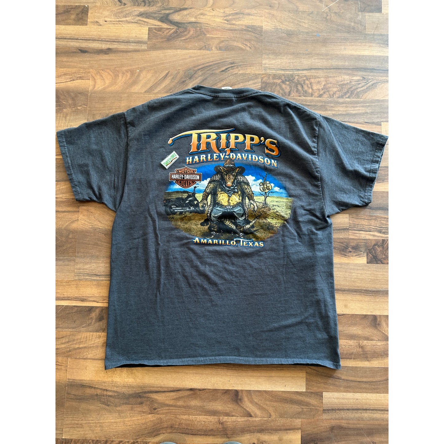Tripps Harley Davidson Skull Head with Helmet Size XL