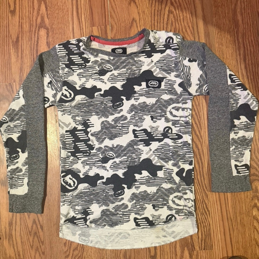 Ecko Digital Camo Waffle knit